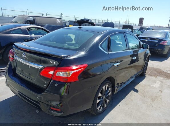 3N1AB7AP2KY322802 2019 NISSAN SENTRA Black Tył prawy
