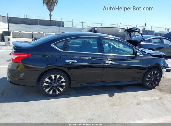3N1AB7AP2KY322802 2019 NISSAN SENTRA Black Widok wnętrza z tyłu