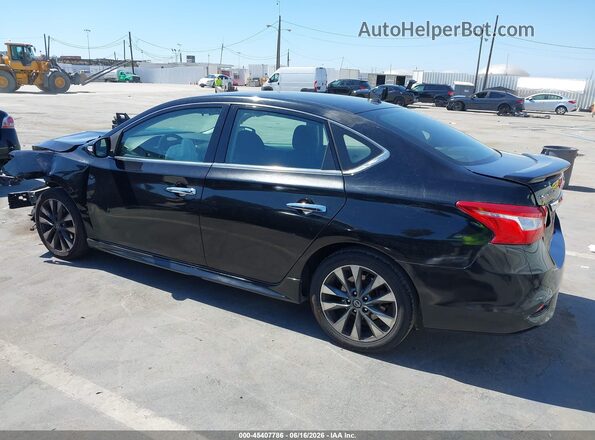 3N1AB7AP2KY322802 2019 NISSAN SENTRA Black Widok wnętrza 360 stopni
