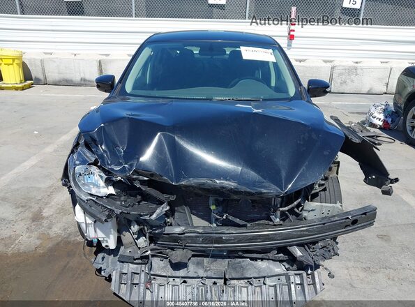 3N1AB7AP2KY322802 2019 NISSAN SENTRA Black Widok zestawu wskaźników