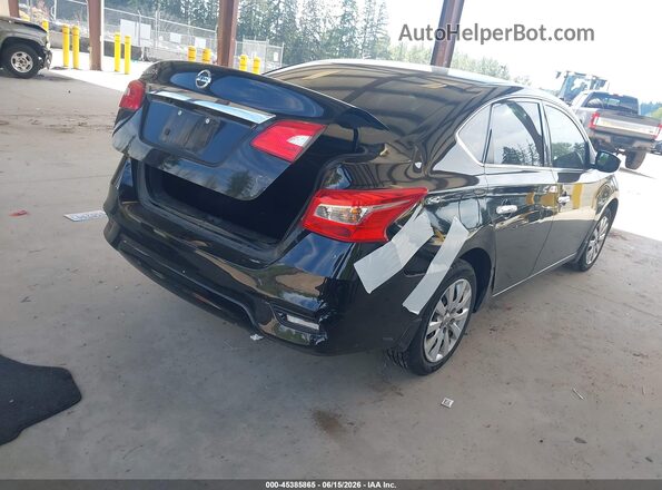 3N1AB7AP2KY323397 2019 NISSAN SENTRA Black Задня права чверть