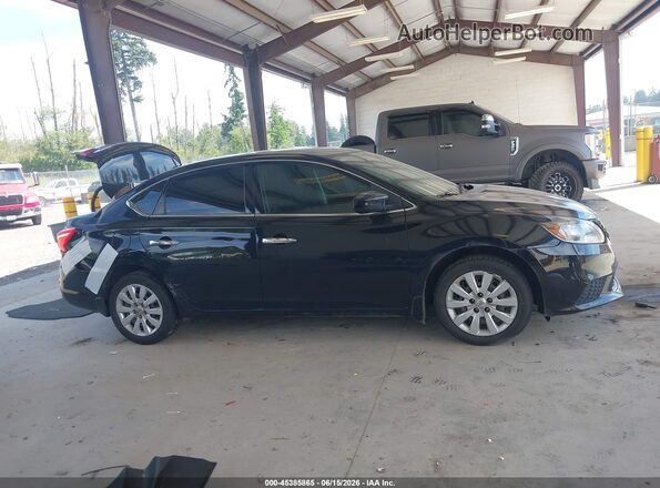3N1AB7AP2KY323397 2019 NISSAN SENTRA Black Вид задньої частини салону