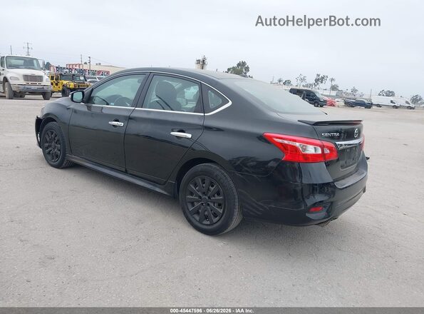 3N1AB7AP2KY333122 2019 NISSAN SENTRA Black Tył lewy