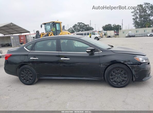 3N1AB7AP2KY333122 2019 NISSAN SENTRA Black Widok wnętrza 360 stopni