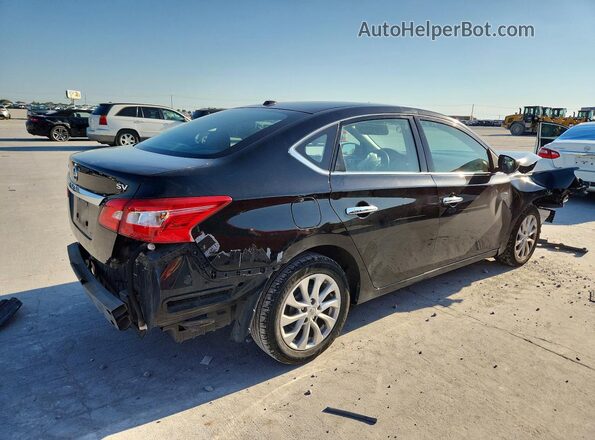 3N1AB7AP2KY348560 2019 NISSAN SENTRA Black Tył prawy