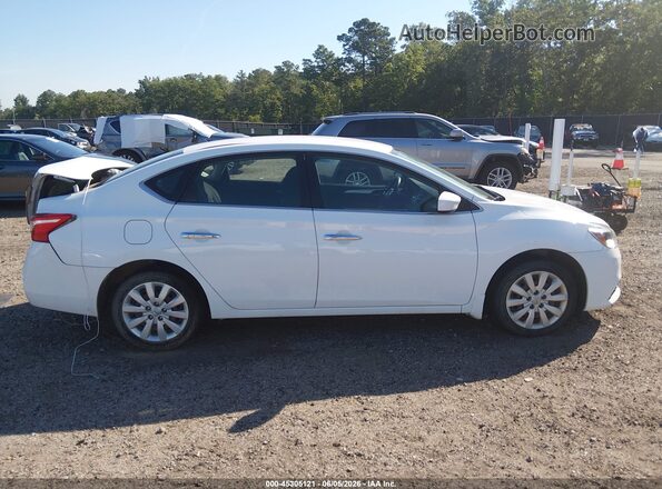 3N1AB7AP2KY399945 2019 NISSAN SENTRA White Սալոնի հետևի տեսք