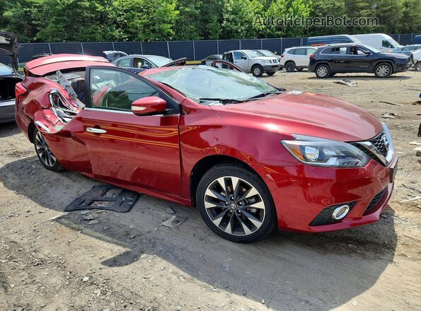 3N1AB7AP2KY400320 2019 NISSAN SENTRA Red Delantero derecho