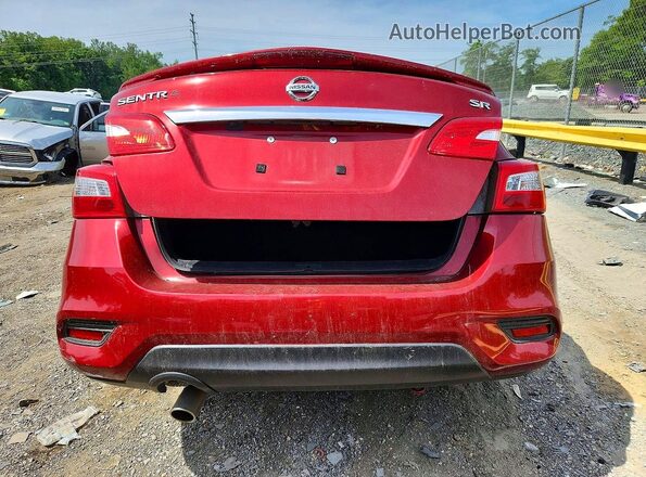 3N1AB7AP2KY400320 2019 NISSAN SENTRA Red Vista trasera