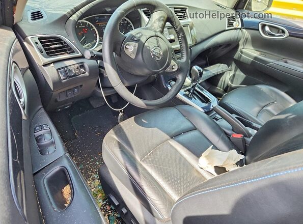 3N1AB7AP2KY400320 2019 NISSAN SENTRA Red Vista del salpicadero