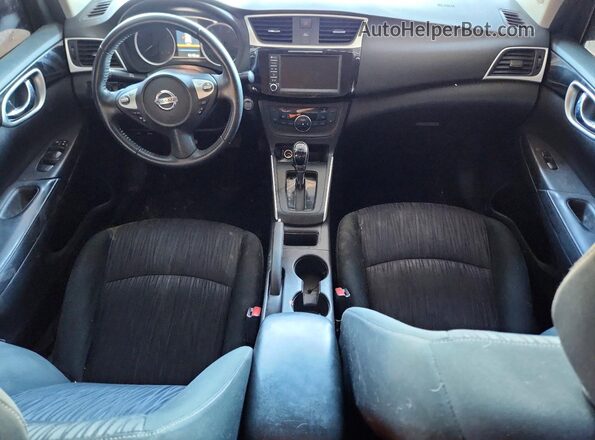 3N1AB7AP2KY405646 2019 NISSAN SENTRA Синий Вид панели приборов