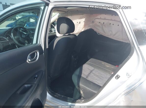 3N1AB7AP2KY429283 2019 NISSAN SENTRA Серебряный Вид наклейки с VIN-кодом