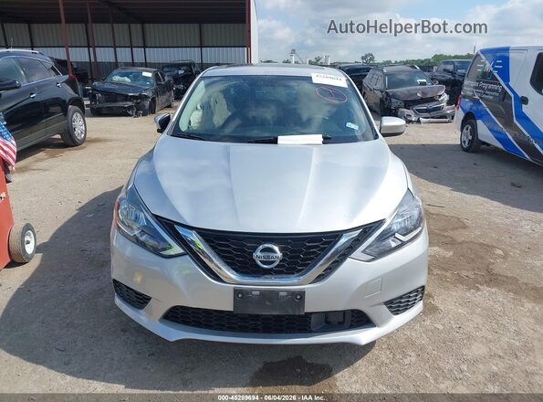 3N1AB7AP2KY429283 2019 NISSAN SENTRA Серебряный Вид щитка приборов