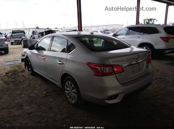 3N1AB7AP2KY432491 2019 NISSAN SENTRA Silver Rear left