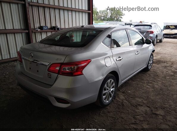 3N1AB7AP2KY432491 2019 NISSAN SENTRA Silver Rear right