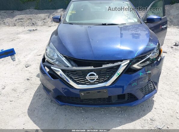 3N1AB7AP2KY447136 2019 NISSAN SENTRA Blue Դիմացի տեսք