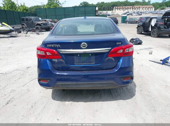 3N1AB7AP2KY447136 2019 NISSAN SENTRA Blue 