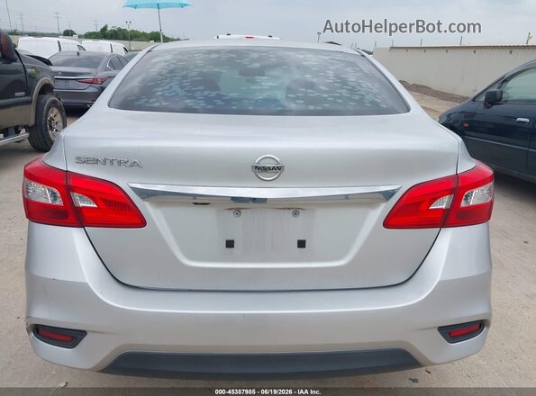 3N1AB7AP2KY449839 2019 NISSAN SENTRA Серебряный 