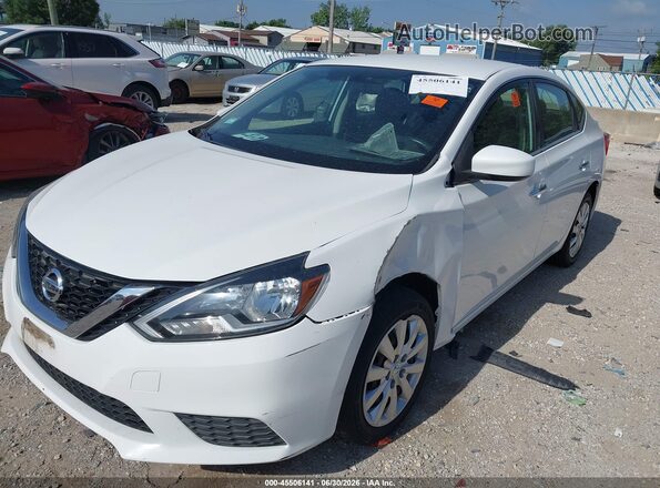 3N1AB7AP3GL639928 2016 NISSAN SENTRA White Առջևի ձախ երեք քառորդ տեսարան