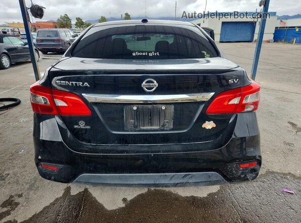 3N1AB7AP3GL671410 2016 NISSAN SENTRA Black Вид ззаду