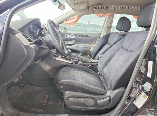 3N1AB7AP3GL671410 2016 NISSAN SENTRA Black Вид салону спереду