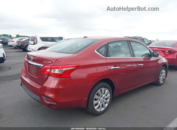 3N1AB7AP3GL678471 2016 NISSAN SENTRA Red Trasero derecho