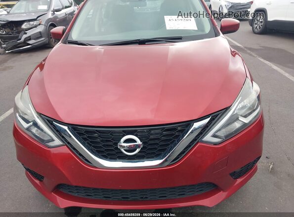 3N1AB7AP3GL678471 2016 NISSAN SENTRA Red Vista del cuadro de instrumentos