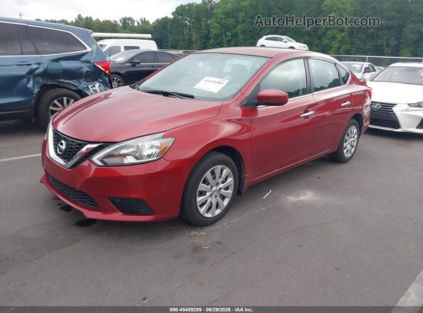 3N1AB7AP3GL678471 2016 NISSAN SENTRA Red Vista tres cuartos delantera izquierda