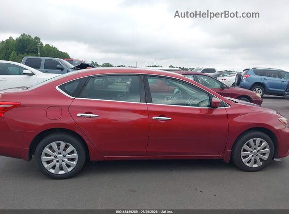 3N1AB7AP3GL678471 2016 NISSAN SENTRA Red Vista interior trasera