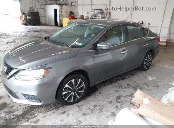 3N1AB7AP3GL682049 2016 NISSAN SENTRA Gray Przód lewy
