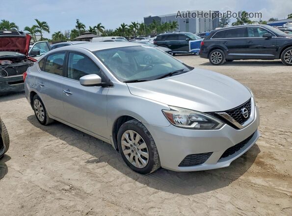 3N1AB7AP3GL683038 2016 NISSAN SENTRA Silver 