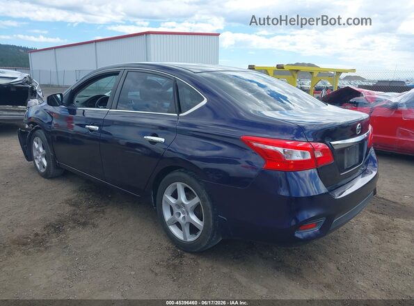 3N1AB7AP3GY213207 2016 NISSAN SENTRA Dark Blue Հետևի ձախ