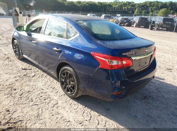 3N1AB7AP3GY217886 2016 NISSAN SENTRA Blue უკანა მარცხენა