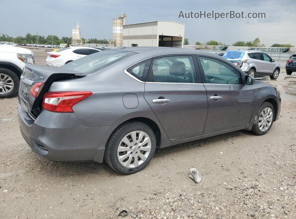 3N1AB7AP3GY226863 2016 NISSAN SENTRA Gray Trasero derecho
