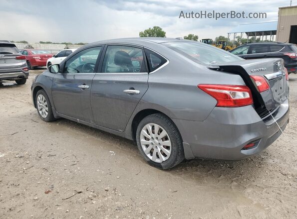 3N1AB7AP3GY226863 2016 NISSAN SENTRA Gray Trasero izquierdo