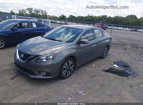 3N1AB7AP3GY254825 2016 NISSAN SENTRA Gray Առջևի ձախ երեք քառորդ տեսարան