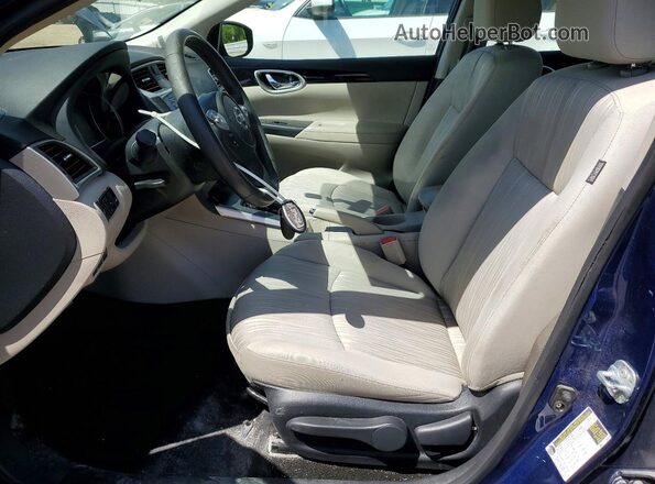 3N1AB7AP3GY256235 2016 NISSAN SENTRA Blue Սալոնի դիմացի տեսք