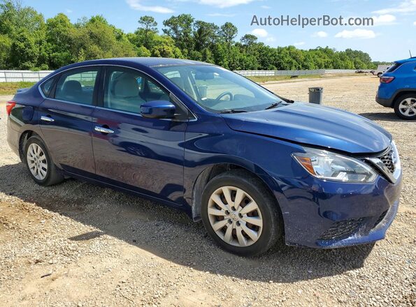 3N1AB7AP3GY256235 2016 NISSAN SENTRA Blue Առջևի աջ