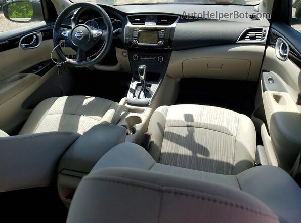 3N1AB7AP3GY256235 2016 NISSAN SENTRA Blue Առջևի վահանակի տեսք