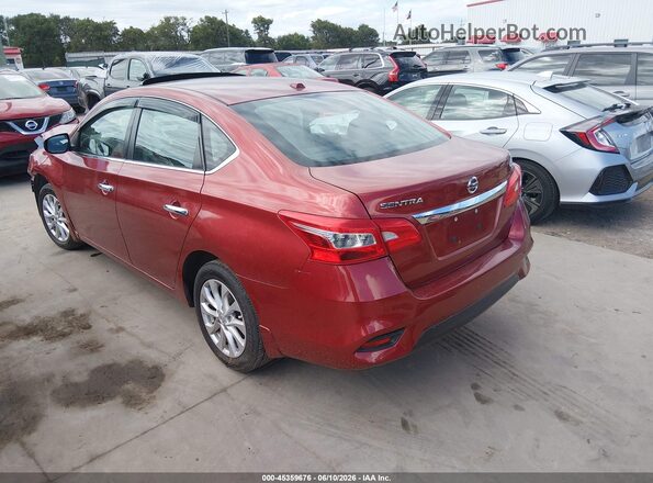 3N1AB7AP3GY307989 2016 NISSAN SENTRA Maroon 