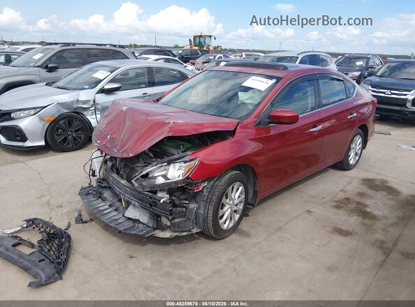 3N1AB7AP3GY307989 2016 NISSAN SENTRA Maroon 