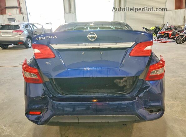 3N1AB7AP3GY309032 2016 NISSAN SENTRA Blue Widok z tyłu