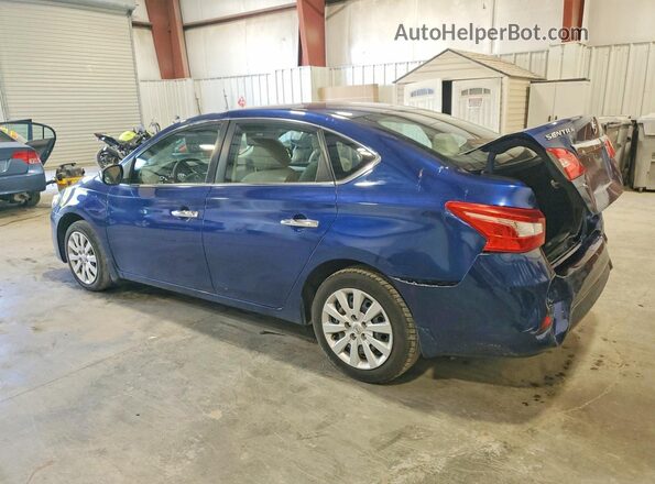 3N1AB7AP3GY309032 2016 NISSAN SENTRA Blue Tył lewy