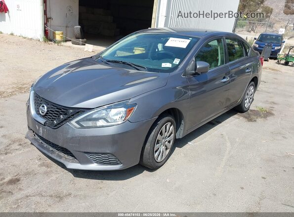 3N1AB7AP3HL685373 2017 NISSAN SENTRA Gray Vista tres cuartos delantera izquierda
