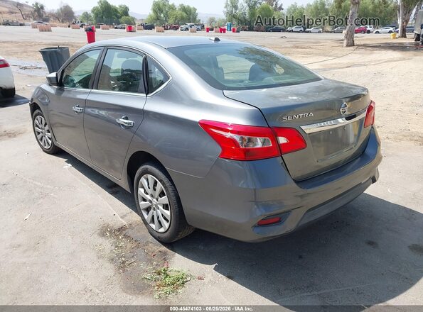 3N1AB7AP3HL685373 2017 NISSAN SENTRA Gray Trasero izquierdo
