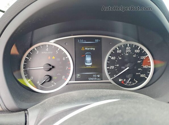 3N1AB7AP3HY211667 2017 NISSAN SENTRA Black Instrument cluster view