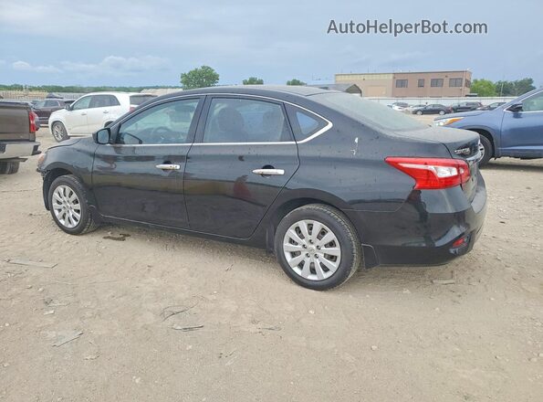 3N1AB7AP3HY211667 2017 NISSAN SENTRA Black Rear left
