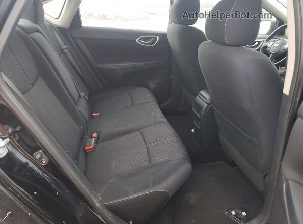 3N1AB7AP3HY211667 2017 NISSAN SENTRA Black Rear seats view