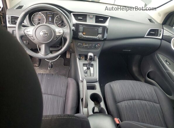 3N1AB7AP3HY211667 2017 NISSAN SENTRA Black Dashboard view