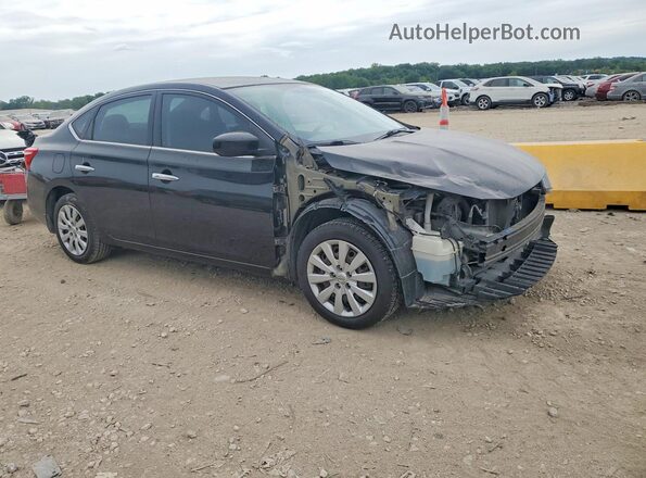 3N1AB7AP3HY211667 2017 NISSAN SENTRA Black Front right