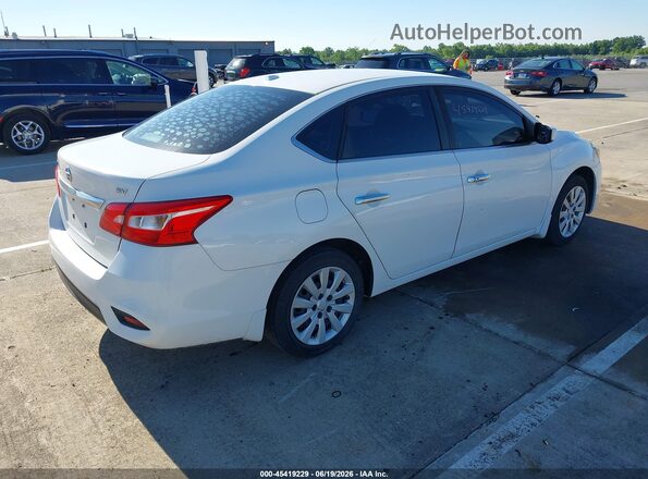 3N1AB7AP3HY222930 2017 NISSAN SENTRA Белый Задняя правая четверть